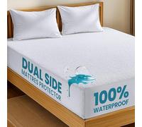 Utopia Bedding Protector de Colchón Impermeable, Viscosa, Certificación Oeko-Tex, Funda Colchón Transpirable, Elástico En Todo