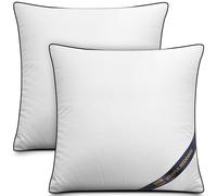 Utopia Bedding Relleno cojín Cojínes para Cama, Cojines Decorativos para sofá (2, Blanco, Unidad de 2 | 50x50 cm)