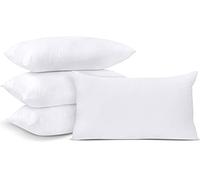 Utopia Bedding Relleno de Cojín 30 x 50 cm (4 Unidades), Fibra Virgen Siliconada, Almohadas de Sofá (Blanco)