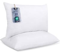Utopia Bedding Relleno de Cojín 40 x 60 cm (2 Unidades), Fibra Virgen Siliconada, Almohadas de Sofá (Blanco)