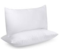 Utopia Bedding Relleno de Cojín 40 x 80 cm (2 Unidades), Fibra Virgen Siliconada, Almohadas de Sofá (Blanco)