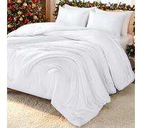 Utopia Bedding Relleno de edredón (Queen), Ultra Afelpado, hipoalergénico, Relleno de Fibra siliconada, edredón Alternativo de plumón (Blanco)