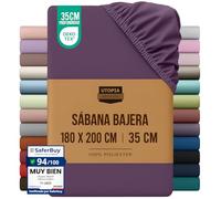 Utopia Bedding Sabana Bajera 180x200 - Púrpura