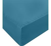 Utopia Bedding Sábana Bajera tamaño Queen, Bolsillo Profundo, Microfibra Suave, Resistente al Encogimiento y a la decoloración, fácil Cuidado, Solo 1 sábana Bajera (Azul Mezclilla)