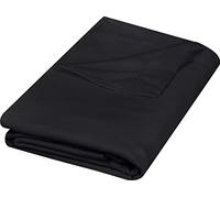 Utopia Bedding - Sábana Plana sin elástico - Cama 150-266 x 259 cm - Certificado Oeko-Tex - Poliéster Suave Cepillado - Microfibra - Sábana Plana - Negro