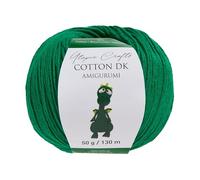 Utopia Crafts Amigurumi Cotton DK Yarn for Crochet and Knitting 50% Cotton, 50% Acrylic Blended, 50g (1, Dark Green)