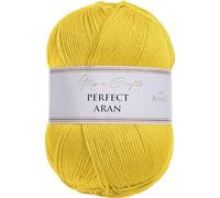 Utopia Crafts Aran - Hilo para tejer y ganchillo, 400 g (amarillo)