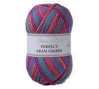 Utopia Crafts Aran Ombre - Hilo multicolor para tejer y ganchillo, 300 g - 600 m (009)