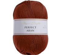 Utopia Crafts Aran - Ovillo de lana para tejer y ganchillo, 400 g (madera de cerezo)
