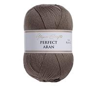 Utopia Crafts Aran tejido y hilo de ganchillo, 400 g (piedra arena)