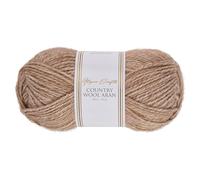 Utopia Crafts Country Wool Blend Aran - Hilo para tejer y ganchillo, 100 g (1, arena camello)