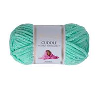 Utopia Crafts Cuddle Hilo suave de chenilla súper grueso para tejer y crochet, 100 g - 60 m (menta)
