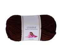 Utopia Crafts Cuddle Super Chunky Chenille Soft Yarn 100g (Brown)