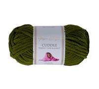 Utopia Crafts Cuddle Super Chunky Chenille Soft Yarn 100g (Olive Green)