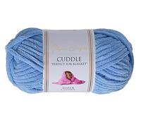 Utopia Crafts Cuddle Super Chunky Chenille Soft Yarn 100g (Sky)