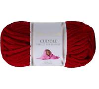 Utopia Crafts Cuddle Super Chunky Chenille Soft Yarn 100g (Wine)