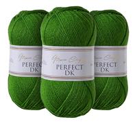 Utopia Crafts DK Double Knitting Yarn 3x 100g (Emerald Green)