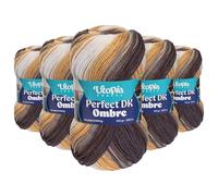 Utopia Crafts DK Ombre 003 - Ovillo de lana doble para tejer (5 unidades, 100 g)