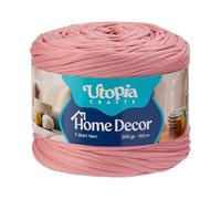Utopia Crafts Home Décor T-Shirt Yarn for Crochet & Knitting 300g (White)