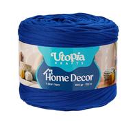 Utopia Crafts Home Décor T-Shirt Yarn for Crochet & Knitting 300g (White)