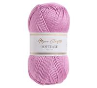 Utopia Crafts Softease - Ovillo de lana para tejer y ganchillo, 100 g (baya oscura)