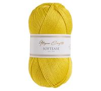 Utopia Crafts Softease - Ovillo de lana para tejer y ganchillo, 100 g (Citrus Glow)