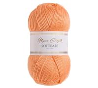 Utopia Crafts Softease - Ovillo de lana para tejer y ganchillo, 100 g (melocotón atardecer)
