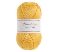 Utopia Crafts Softease - Ovillo de lana para tejer y ganchillo, 100 g (sol radiante)