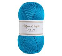Utopia Crafts Softease - Ovillo para tejer y ganchillo (100 g), color azul