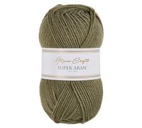 Utopia Crafts Super Aran - Ovillo de lana para tejer y ganchillo, 100 g (color beige acogedor)