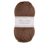 Utopia Crafts Super Aran - Ovillo para tejer y ganchillo (100 g), color beige cálido
