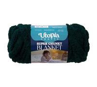 Utopia Crafts Super Chunky Blanket Jumbo Chenille Yarn 250g (Dark Teal)