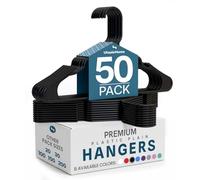 Utopia Home - Perchas de plástico duraderas y Finas, Pack de 50