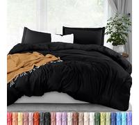 Utopia - Juego de Ropa de Cama tamaño Queen, 1 Funda de edredón con 2 Fundas de Almohada, Funda de edredón de 3 Piezas con Cierre de Cremallera, Microfibra cepillada ultrasuave, 90 x 90 Pulgadas