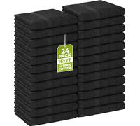 Utopia Towels - Toalla de salón, Paquete de 24 (no a Prueba de blanqueador, 16 x 27 Pulgadas), Toallas de algodón Altamente absorbentes para Manos, Gimnasio, Belleza, SPA y Cuidado del Cabello en