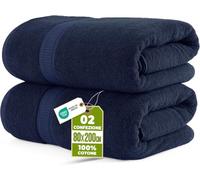 Utopia Towels - Toallas Baño Grandes 80 x 200 cm Paquete de 2 (Azul Marino)