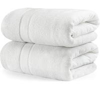 Utopia Towels - Toallas Baño Grandes 80 x 200 cm (Paquete de 2) (Blanco)
