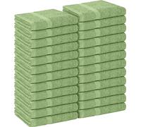 Utopia Towels Toallas de salón, no aptas para lejía, de algodón, 40,6 x 68,6 cm, Muy absorbentes para Manos, Gimnasio, Belleza, SPA y Cuidado del Cabello en casa, Paquete de 24, Verde Salvia