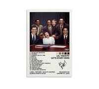 UTOYA Póster de Lil Yachty Let's Start Here, póster de portada de álbum, póster de arte en lienzo para decoración de dormitorio, 12 x 18 pulgadas (30 x 45 cm)