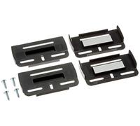 UTSCH AG - Soporte para matrícula con montaje sencillo, color negro, contenido: 2 unidades