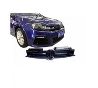 UTSKWD Carcasa de Faros antiniebla ABS for Coche, Rejilla Delantera, embellecedor de Parrillas de Carreras | Compatible con Accesorios for Volkswagen Golf 6 MK6 R20 2010-2012(D)