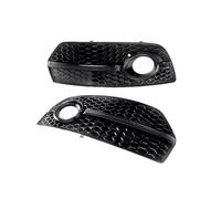 UTSKWD Cubierta de Rejilla de luz antiniebla | Compatible con Audi Q5 Standard 2009-2012, Rejilla de Parachoques Delantero 8R0807681E y 8R0807682E(Pair Black)