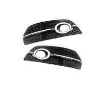 UTSKWD Cubierta de Rejilla de luz antiniebla | Compatible con Audi Q5 Standard 2009-2012, Rejilla de Parachoques Delantero 8R0807681E y 8R0807682E(Pair Chrome Silver)