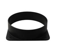 UTTASU 1 conector de brida para ventilador de caja eléctrica, ventilación de viento, montaje de conector de brida inferior cuadrada, 150 mm, mejora del hogar