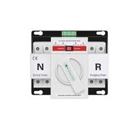 UTTASU 2P 63A Doppelspeisung Automatic Umschalter AC 230V, ≤2s Schaltzeit Auto/Manuell Betrieb mit Kurzkreis- und Überlastschutz für Büro Hospital Gebäude