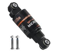 UTTASU Amortiguador trasero para bicicleta - Suspensión de resorte de aceite para bicicletas de montaña, ajustable 120/150/165/190 mm de viaje, diseño de bajo ruido, color negro - 1 paquete