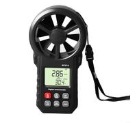 UTTASU Anemómetro digital de mano WT87A para y temperatura, medidor CFM con retroiluminación, máx./min/promedio, 0-30 m/s