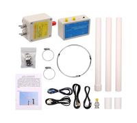 UTTASU Antena activa K-180WLA 100 kHz-180 MHz con amplificación de 20 dB, 3 niveles ajustables, batería de 2750 mAh, USB-C, para receptores de onda corta como Tecsun PL-660, ICOM, resistente a la