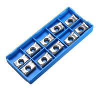 UTTASU APKT1604PDFR-MA3 H01 - Juego de 10 piezas para mecanizado de aluminio, placas de corte de carburo de tungsteno, herramientas de torneado de precisión con alta resistencia al desgaste