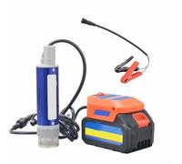 UTTASU Bomba de transferencia de aceite con batería 38Mm Extractor de líquido inalámbrico Bomba de fluido eléctrico con cable de 2.4M para agua diesel 40-60L/Min Flujo